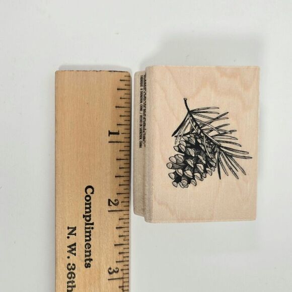 Lot of 9 Rubber Stamps Wood Mounted Mixed Themes Arts And‎ Crafts - Picture 9 of 16